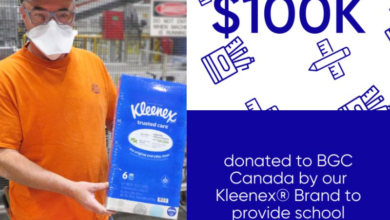 Kleenex partners with BGC Canada to help bring school supplies