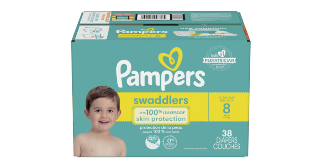 Pampers Announces Swaddlers Diapers Now Available in Size 8