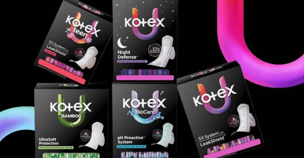 Kotex renews portfolio with new sanitary pads and liners in North America
